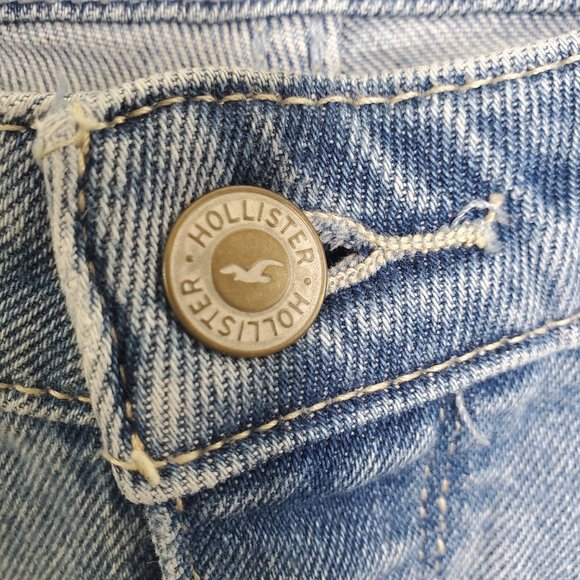 Hollister High Rise Crop Boyfriend Vintage Stretch Jean - Picture 6 of 6